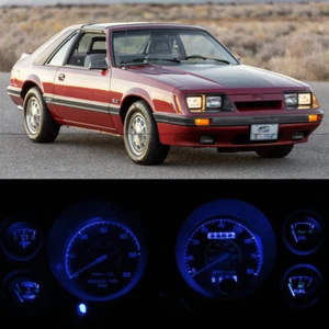Dash Gauge Cluster LED Dashboard Bulbs Kit 10000K Blue For 79-86 Ford Mustang - Picture 1 of 3
