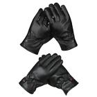 Sport Cycling Gloves PU Leather Mitts Touch Screen Gloves Full Finger Mittens
