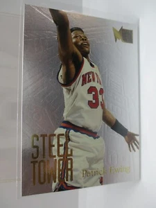 1995-96 Metal Steel Towers #3 Patrick Ewing KNICKS - Imagen 1 de 2
