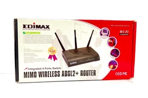 Edimax AR-7064Mg+A Integrated 4-Port Switch MIMO Wireless ADSL2+ Router - Picture 1 of 6