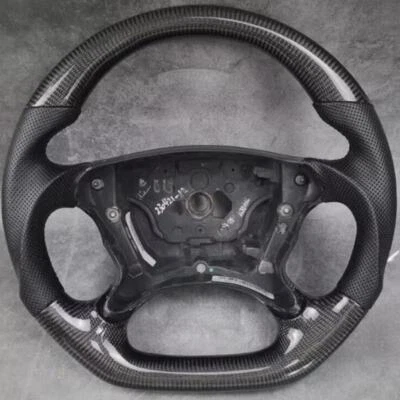 Красный руль из углеродного волокна подходит для Mercedes Benz R230 W219 GLS W211 CLK G55 E55 - Изображение 1 из 4