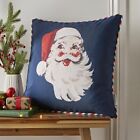 Catherine Lansfield Letters To Santa Pocket Filled Cushion, Navy, 45 x 45 Cm