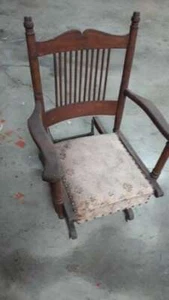 Antique Rocking Chair - Picture 1 of 4