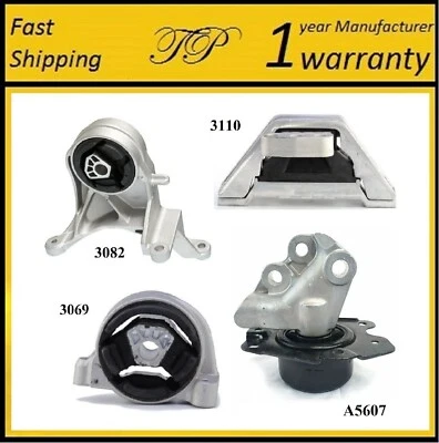 Montaje de motor y transmisión de 4 piezas para Pontiac Torrent 2007-2009 3,4 L - transmisión automática Foto 1 de 4