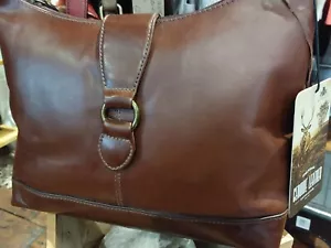 Brand New With Tags Rowallan Brown Leather Shoulder Bag 'Ideal Gift' - Picture 1 of 10