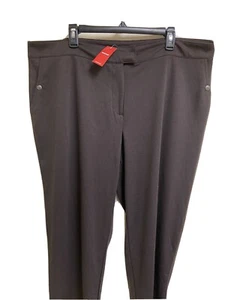 Avenue Woman Grey Tailored Pants Perfect Straight Size 20 Average NWT - Picture 1 of 7