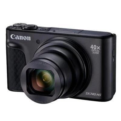 Canon PowerShot SX740 HS 20.3MP Compact Digital Camera - Black BRAND NEW From JP - Image 1 of 4