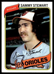 1980 Topps Baseball Sammy Stewart #119