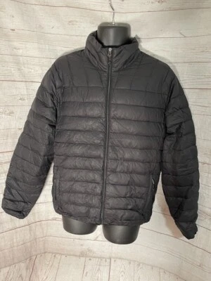 Hawke & Co. Men's Puffer Jacket Full Zip Black Long Sleeve - Image 1 of 4