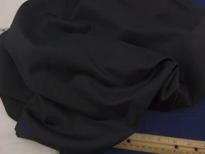 Black Synthetic Lining Fabric/2yds. x 44" Wide/New - Image 1 of 2