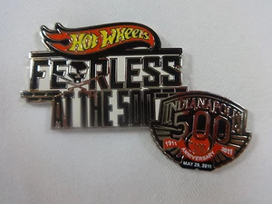 2011 Indianapolis 500 Hot Wheels Fearless Collector Sponsors Lapel / Hat Pin - Picture 1 of 12