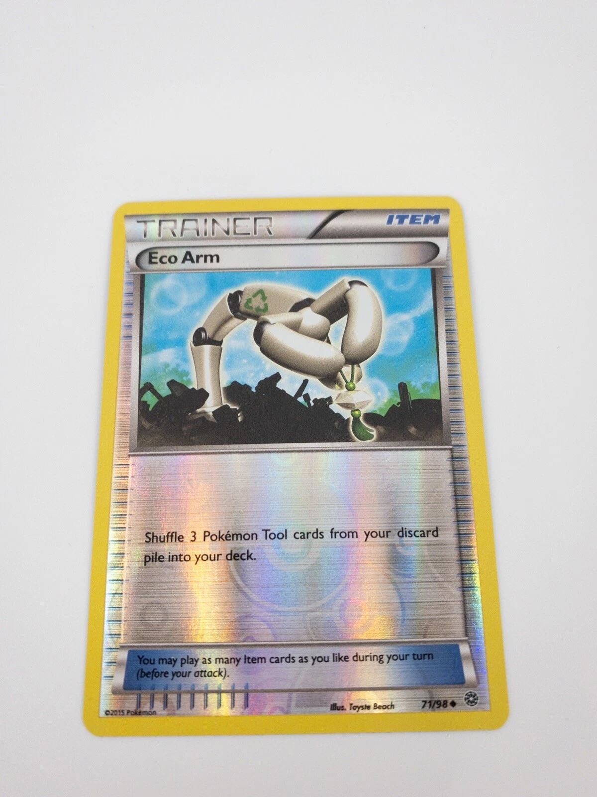 Pokemon - Eco Arm, Trainer Card- 71/98 - Holo  - XY Ancient Origins (2015)