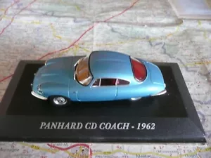 Panhard CD Coach bleue 1962 IXO 1/43 en Boite - Foto 1 di 2