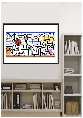 Rich Harbour Paul Klee Vintage Painter Retro Poster Print Décor Art Picture A4 - Image 1 of 2