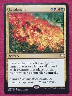 Magic The Gathering COMMANDER 2018 C18 LAVALANCHE black/green/red MTG - Image 1 of 2