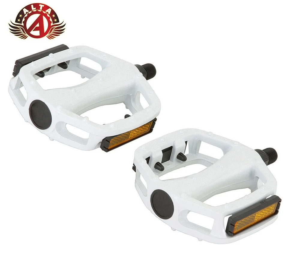 NUEVO PEDAL PLATAFORMA PLANA EJE ALEACIÓN 1/2" O 9/16" para pista Fixie MTB Cruiser niño Foto 1 de 1