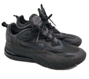 Nike Air Max 270 React Triple Black Oil Grey Hip-Hop AO4971-003 Men's Size 13 - Picture 1 of 9