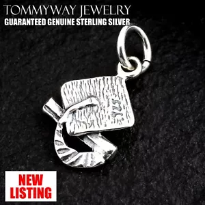 Guaranteed 925 Sterling Silver Graduation Hat w/ Diploma Charm Pendant - Picture 1 of 4