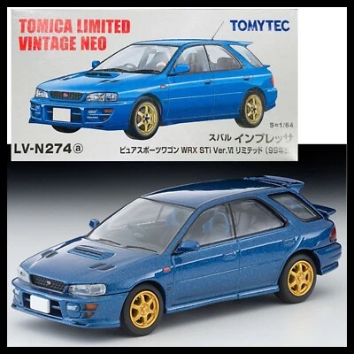 Tomica Limited Vintage LV-N274a Subaru Impreza Sports Wagon WRX STi Ver. VI TOMY - Image 1 of 4