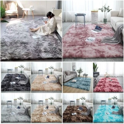 Alfombra suave peluda balcón alfombra dormitorio salón balcón rectangular imitación piel alfombra Foto 1 de 4