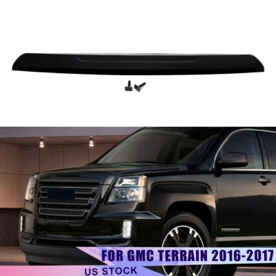 For GMC Terrain 2016-2017 Gloss Black Front Upper Hood Trim Molding Fit 84026888 Foto 1 de 4
