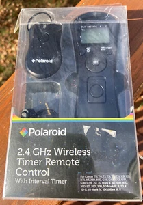 Polaroid Wireless 2.4 GHz Timer Remote Control for Cannon NEW Open Box - Picture 1 of 4