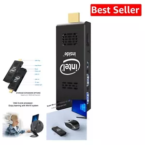 Portable Intel Atom Mini Stick - 128GB Storage, Bluetooth 4.2, Ideal for Travel - Picture 1 of 9