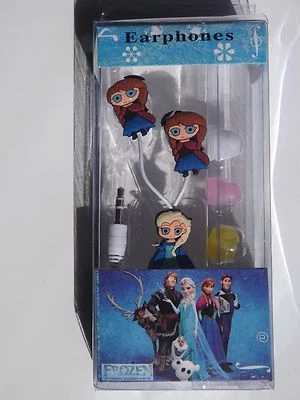 Frozen Personaggi Disney 2 Set Uno Anna One Auricolari OLAF per iPad Smartphone  - Immagine 1 di 4