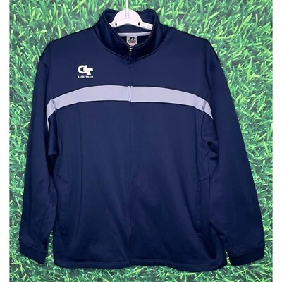 Georgia Tech Chaquetas Amarillas GT Baloncesto Hombre’s XL Azul Gris Cremallera Completa Chaqueta Foto 1 de 4
