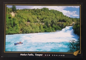 Postal grande Huka Falls Lake Taupo Nueva Zelanda - Imagen 1 de 2