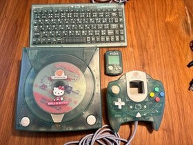 Sega Dreamcast DC HELLO KITTY BLUE Console System Video Game Consoles Used VG