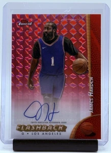2024-25 Topps Finest James Harden Flashback Auto Red Geometric #/5 FBA-JH - Picture 1 of 2