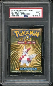 2003 Pokemon EX Sandstorm Foil Booster Pack Zangoose Art PSA 9 MINT - Picture 1 of 2