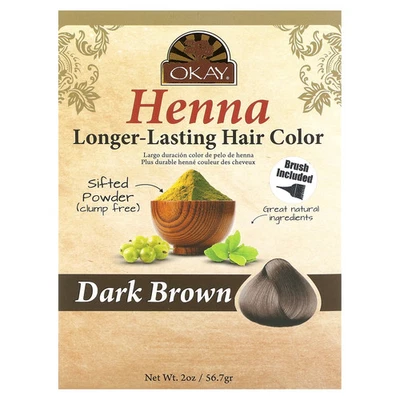 Henna, Long-Lasting Hair Color, Dark Brown , 2 oz (56.7 g) - Image 1 of 3