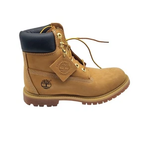 Timberland 6 Inch Premium wasserdichte Schnürstiefel Damengröße 6M Weizen-Nubuk - Bild 1 von 10