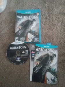 WATCH DOGS Nintendo Wii U Video Game Complete CIB Case Manual Clean Disc Tested - Picture 1 of 6