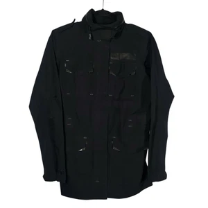 Nike Nikelab M65 Gore-tex Jacket Men's S Black Waterproof Parka Coat Hidden-Hood - Picture 1 of 11