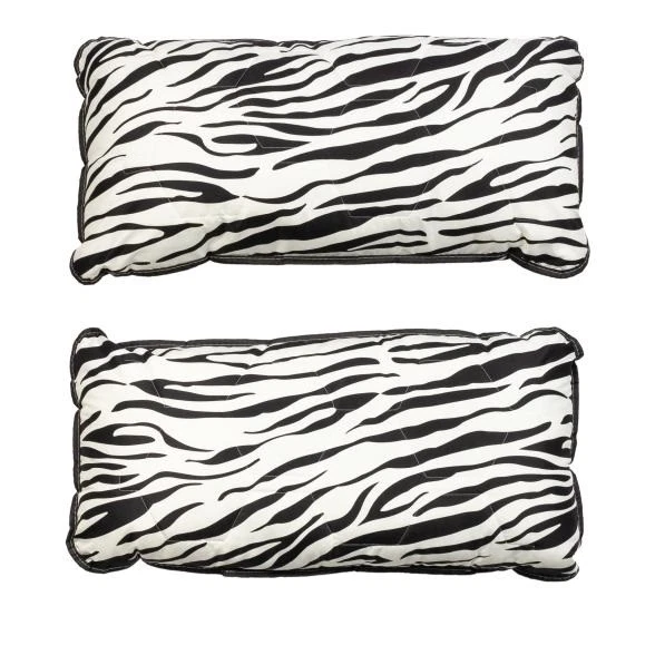 Kopfkissen-Set schwarz 40x80cm Zebra 2tlg schwarz-weiß 13.35 - Bild 1 von 1