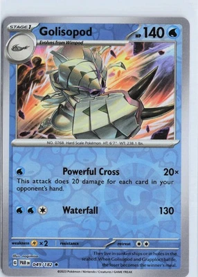 Golisopod (049/182), SV04: Paradox Rift, Reverse Holo, Rare - Image 1 of 2