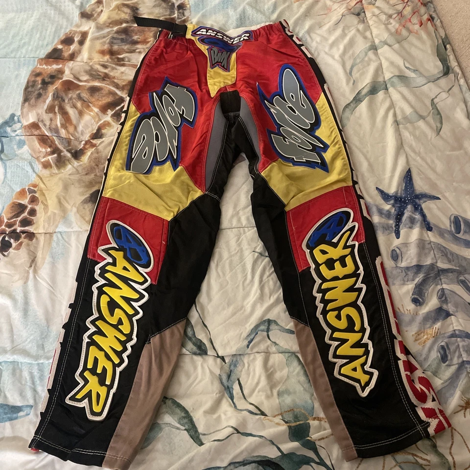 Pantalones BMX Answer Racing Vintage Talla 32 DH MX Motocross Foto 1 de 4