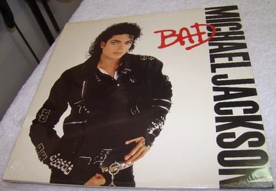 1987 LP RECORD MICHAEL JACKSON BAD 1ST BERNIE GRUNDMAN CARROLLTON Press SEALED!  - Image 1 of 4