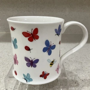 Dunoon HIGH FLYERS by Caroline Bessey Fine Bone China Mug Butterflies - Picture 1 of 6
