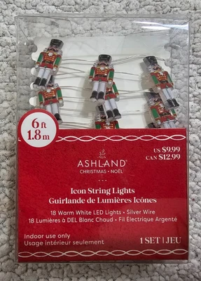 New  ASHLAND  LED Nostalgic Icon Light Set 6 FT Long Toy Soldiers Christmas Tree - Image 1 of 3