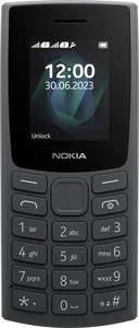 Nokia 105 2G Charcoal Dual SIM Feature Phone Long Battery Life SIM Free Phone - Picture 1 of 7