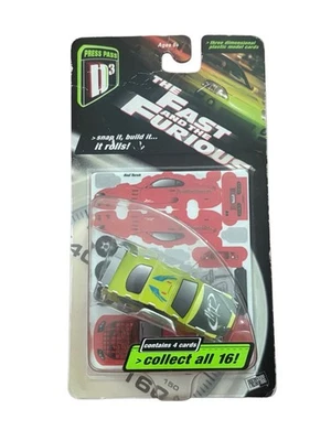 2003 The Fast And Furious Press Pass D3 Three Dimensional Plastic Model Cards - Image 1 of 4