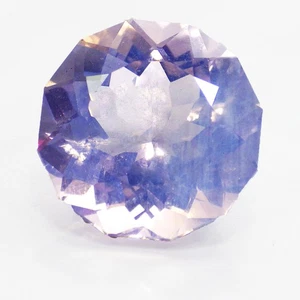 6.37 Cts HILARIOUS ROUND (12 x 12 mm) 100%NATURAL LAVENDER AMETHYST FROM BOLIVIA - Picture 1 of 7