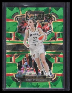2024 Select WNBA Green Ice Prizms Refractor 72 Caitlin Clark Rookie - Bild 1 von 2