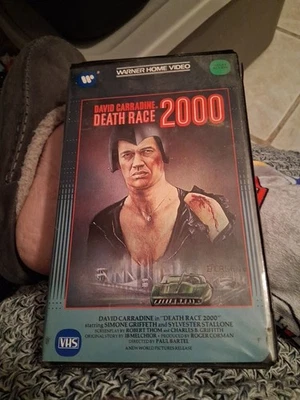 Death Race 2000 (VHS, 1980, Warner Big Box)  Carradine,Stallone Rare  First Vhs - Image 1 of 4