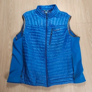 Eddie Bauer First Ascent Stormdown 800 Weste Herren 2XL blau Gänsedaunen Outdoor - Bild 1 von 15