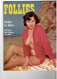 FOLLIES Herrenzeitschrift Nov. 1962 Gail Conti, Figurenmodelle, "feiner+" Zustand - Bild 1 von 3
